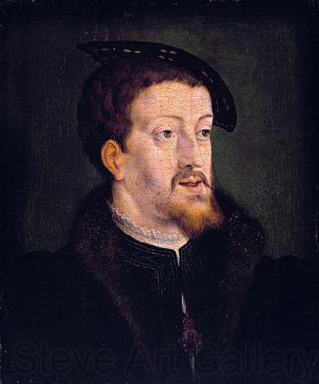 Jan Cornelisz Vermeyen Portrait of Charles V (1500-58), emperor of the Holy Roman Empire